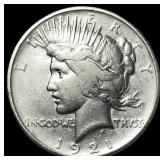 1921 Silver Peace Dollar LIGHTLY CIRCULATED