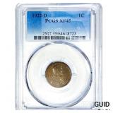 1922-D Wheat Cent PCGS XF45