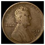1914-D Wheat Cent ABOUT UNCIRCULATED