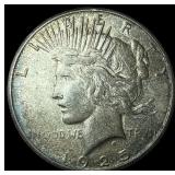 1925-S Silver Peace Dollar CLOSELY  UNCIRCULATED