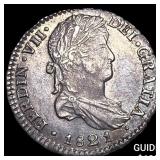1821-PJ Bolivia Ferdinand VII Silver 1 Real