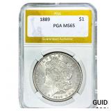 1889 Morgan Silver Dollar PGA MS65