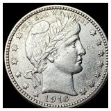 1916-D Silver Barber Quarter UNCIRCULATED