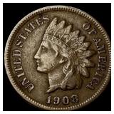 1908-S Indian Head Cent NICELY CIRCULATED