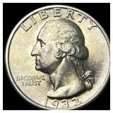 1932 Silver Washington Quarter UNCIRCULATED