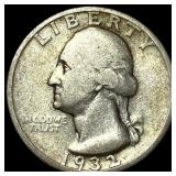 1932-S Silver Washington Quarter NEARLY UNCIRCULAT