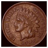 1909 Indian Head Cent CLOSELY UNCIRCULATED