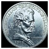1918 Silver Half Dollar Illinois Centennial CHOICE