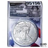 2021 Silver Eagle ANACS MS70 Type 1