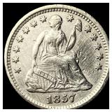 1857-O Silver Half Dime CLOSELY UNCIRCULATED