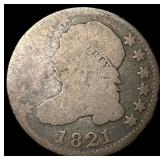 1821 Capped Bust Dime NICELY CIRCULATED
