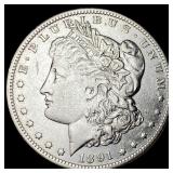 1891 Morgan Silver Dollar NEARLY UNCIRCULATED