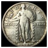 1924 Standing Liberty Silver Quarter NEARLY  UNCI