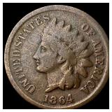 1864 Bronze Indian Head Cent LIGHTLY CIRCULATED