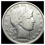 1899 Barber Half Dollar LIGHTLY CIRCULATED