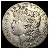 1890-CC Silver Morgan Dollar LIGHTLY CIRCULATED