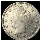 1902 Liberty Head Nickel CLOSELY UNCIRCULATED