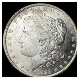 1889 Silver Morgan Dollar NEARLY UNCIRCULATED