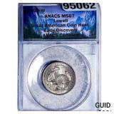 2019-W 25C Lowell Great American Coin Hunt ANACS M