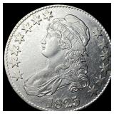 1825 Capped Bust Half Dollar CHOICE AU