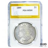 1889 Morgan Silver Dollar PGA MS64