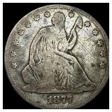 1877 Seated Liberty Half Dollar NICELY CIRCULATED