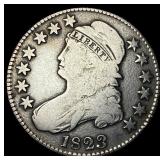 1823 Capped Bust Half Dollar LIGHTLY CIRCULATED