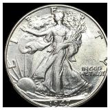 1947-D Silver Half Dollar Walking Liberty UNCIRCUL