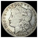 1903-S Silver Morgan Dollar LIGHTLY CIRCULATED