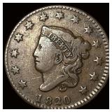 1820 Coronet Head Large Cent LIGHTLY CIRCULATED