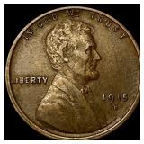 1915-D Lincoln Wheat Cent LIGHTLY CIRCULATED