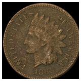 1868 Indian Head Cent NEARLY UNCIRCULATED