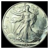 1945-D Silver Walking Liberty Half Dollar  UNCIRC