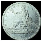 1877-S Silver Trade Dollar CLOSELY  UNCIRCULATED
