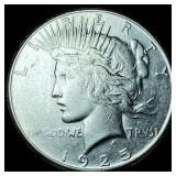1925-S Silver Peace Dollar CHOICE AU