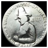 1920 Silver Pilgrim Tercentenary Half Dollar NICEL