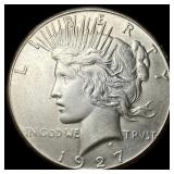 1927 Silver Peace Dollar UNCIRCULATED