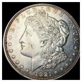 1921-D Silver Morgan Dollar CLOSELY  UNCIRCULATED