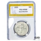 1925 Stone Mountain Half Dollar PGA MS66