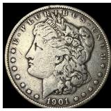 1901 Morgan Silver Dollar LIGHTLY CIRCULATED