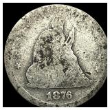 1876 Seated Liberty Quarter NICELY CIRCULATED