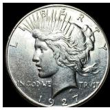 1927-S Silver Peace Dollar CLOSELY UNCIRCULATED