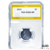 1913 Wheat Cent PGA MS66 BN