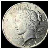 1925 Silver Peace Dollar CLOSELY UNCIRCULATED