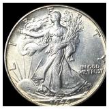 1944 Silver Walking Liberty Half Dollar  UNCIRCUL