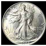 1944 Silver Walking Liberty Half Dollar  UNCIRCUL