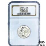1946 Washington Silver Quarter NGC MS67