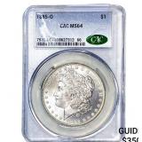1885-O Morgan Silver Dollar CAC MS64
