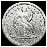1857 Seated Liberty Dime NEARLY UNCIRCULATED