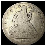 1861-S Silver Half Dollar NICELY CIRCULATED
